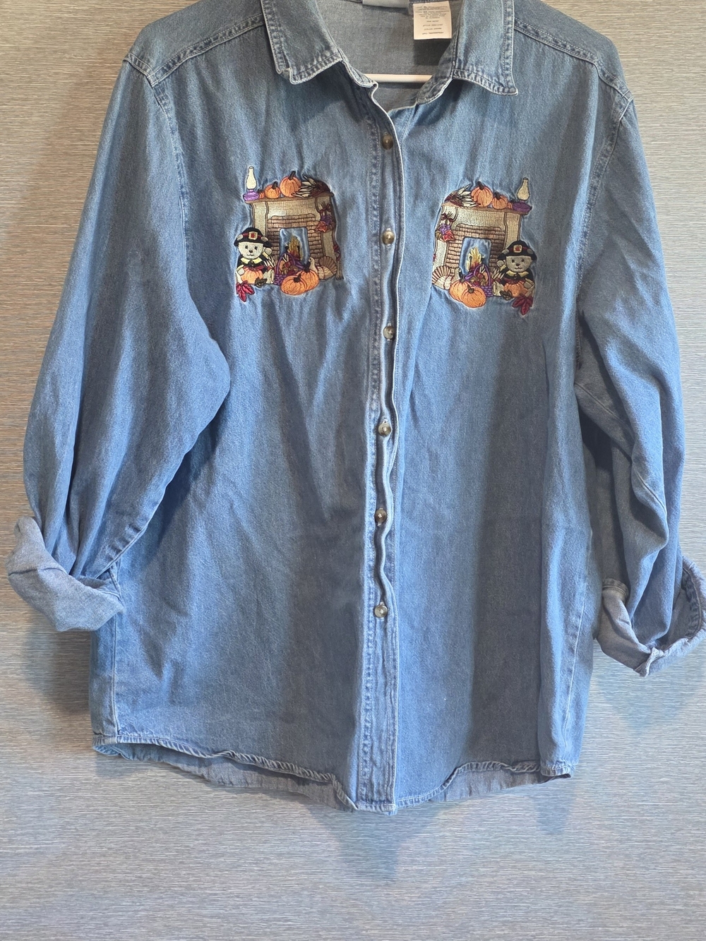 Bobbie Brooks Lond Sleeve Fall Xl Womens Shirt